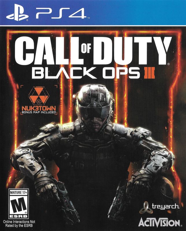 Call of Duty Black Ops III Gold Edition box art for Playstation 4